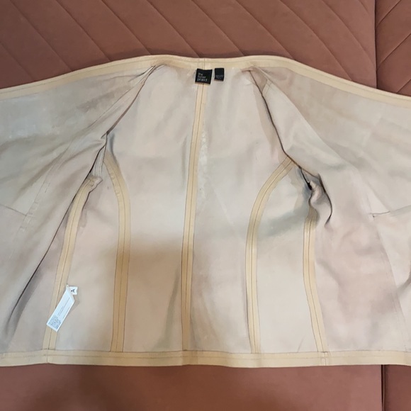 New Eileen Fisher Fisher Project leather jacket - Picture 8 of 14